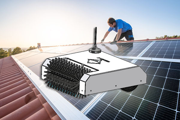 Solar panel cleaning kit